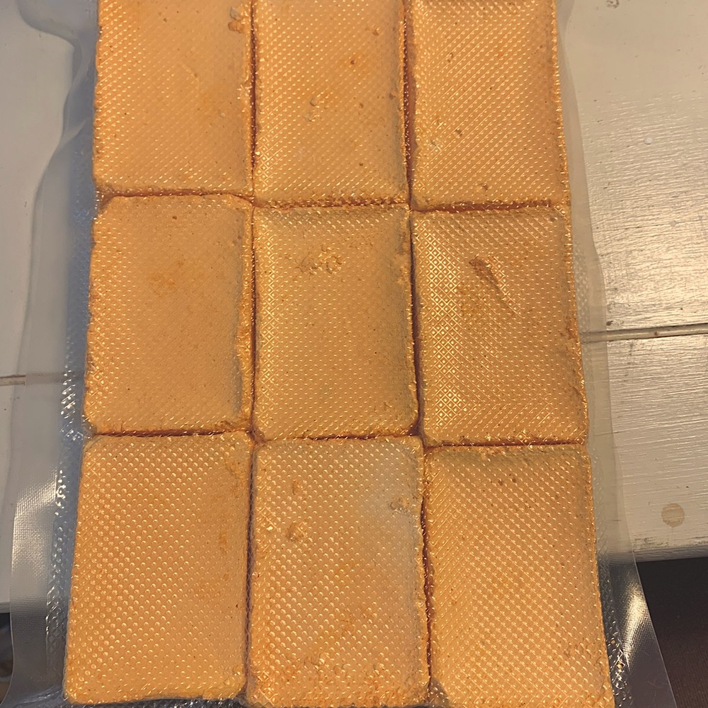 Vibrant orange bars - 9!